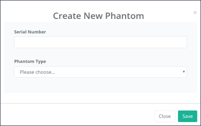 Figure 6 - Adding a phantom serial number
