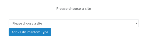 Figure 2 - Choose a site