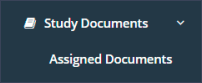 Figure 1 - UNITY menusection Study Documents