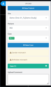 Figure 7 - Mismatch warnings